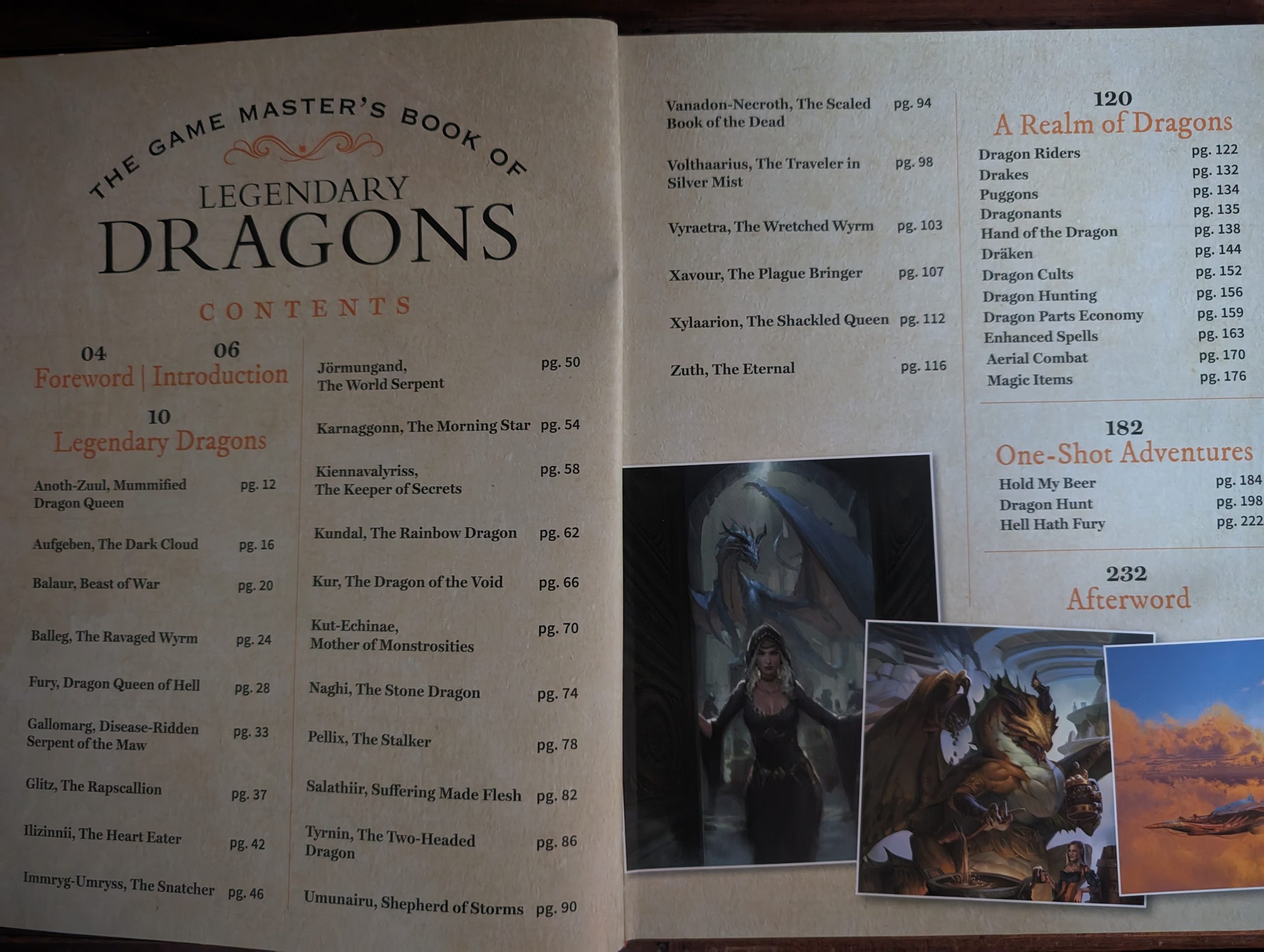 The Game Master's Book of Legendary Dragons Index